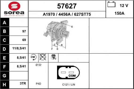 EAI 57627 - Ģenerators autodraugiem.lv