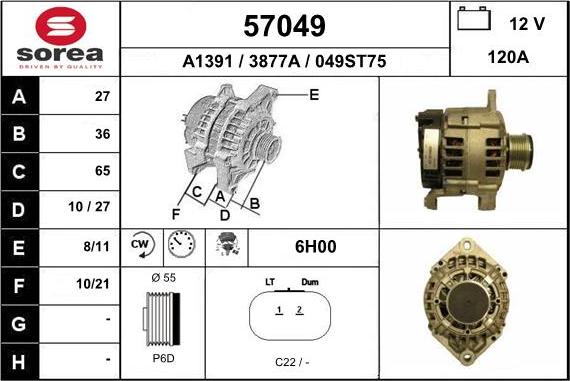 EAI 57049 - Ģenerators autodraugiem.lv