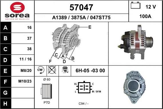 EAI 57047 - Ģenerators autodraugiem.lv