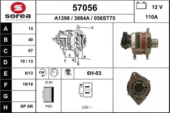 EAI 57056 - Ģenerators autodraugiem.lv