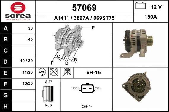 EAI 57069 - Ģenerators autodraugiem.lv