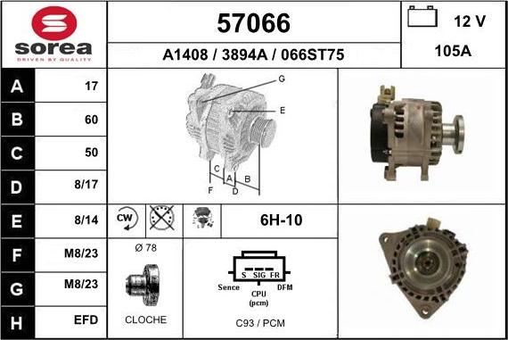 EAI 57066 - Ģenerators autodraugiem.lv