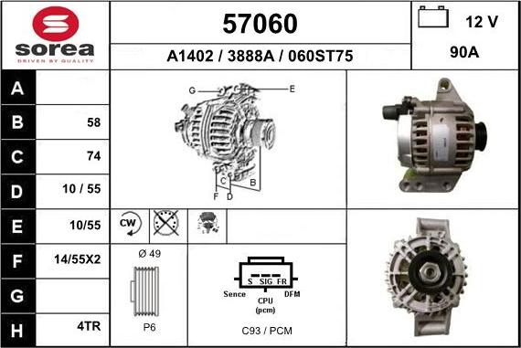 EAI 57060 - Ģenerators autodraugiem.lv