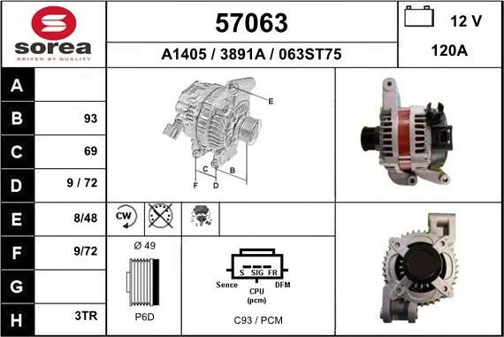 EAI 57063 - Ģenerators autodraugiem.lv