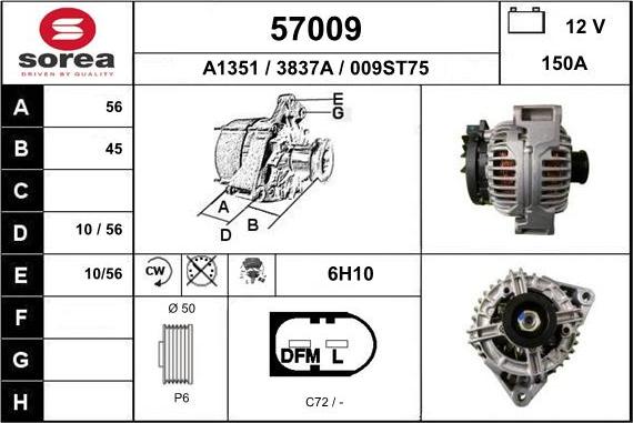 EAI 57009 - Ģenerators autodraugiem.lv