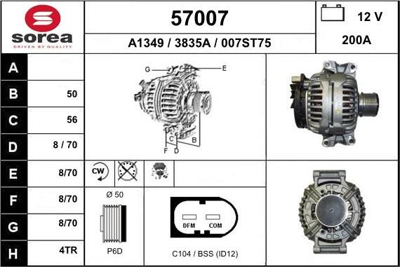 EAI 57007 - Ģenerators autodraugiem.lv