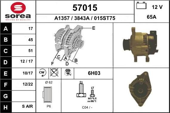 EAI 57015 - Ģenerators autodraugiem.lv