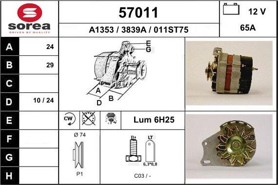 EAI 57011 - Ģenerators autodraugiem.lv