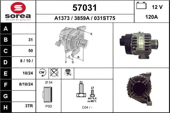 EAI 57031 - Ģenerators autodraugiem.lv
