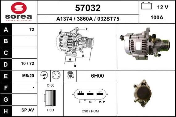 EAI 57032 - Ģenerators autodraugiem.lv