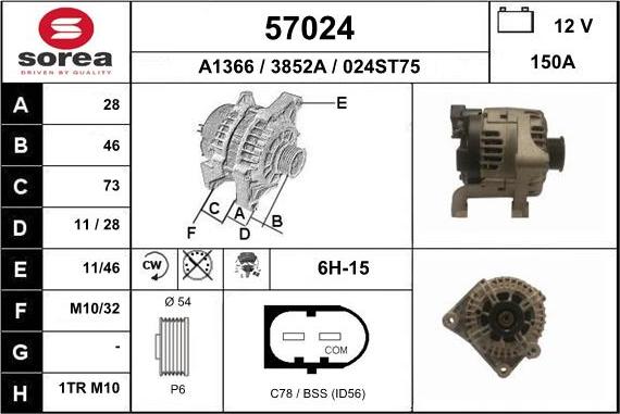 EAI 57024 - Ģenerators autodraugiem.lv