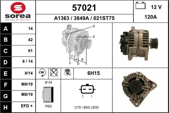 EAI 57021 - Ģenerators autodraugiem.lv