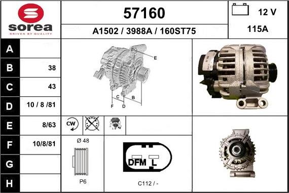 EAI 57160 - Ģenerators autodraugiem.lv