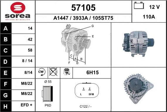 EAI 57105 - Ģenerators autodraugiem.lv