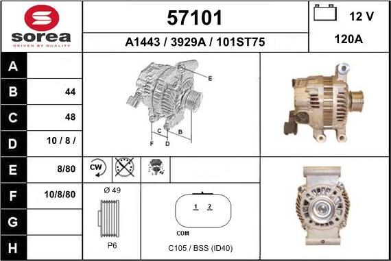 EAI 57101 - Ģenerators autodraugiem.lv