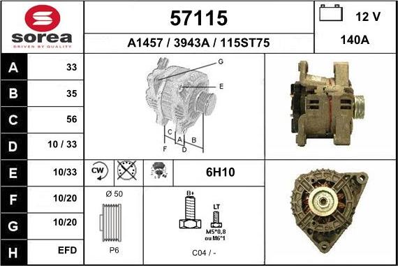 EAI 57115 - Ģenerators autodraugiem.lv