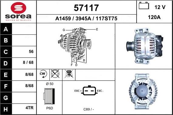EAI 57117 - Ģenerators autodraugiem.lv