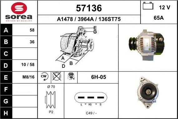 EAI 57136 - Ģenerators autodraugiem.lv
