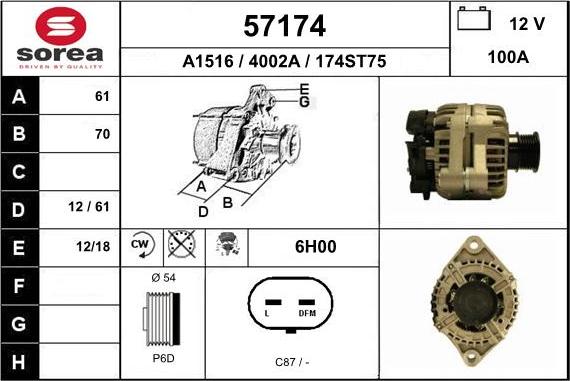 EAI 57174 - Ģenerators autodraugiem.lv