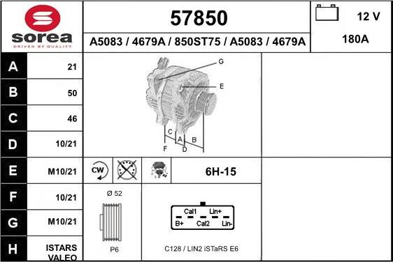EAI 57850 - Ģenerators autodraugiem.lv