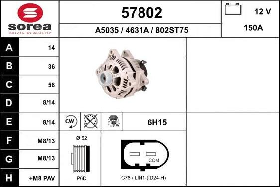 EAI 57802 - Ģenerators autodraugiem.lv