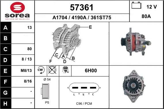 EAI 57361 - Ģenerators autodraugiem.lv