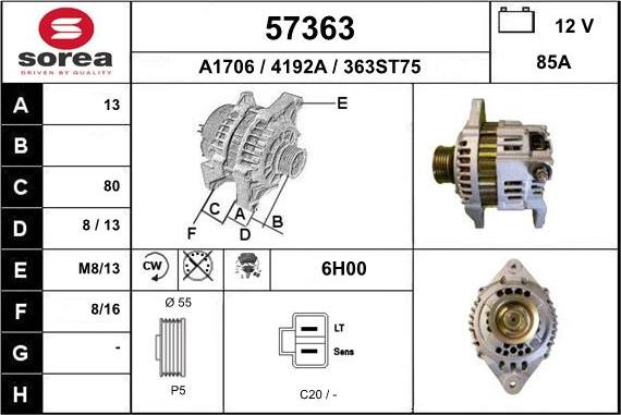 EAI 57363 - Ģenerators autodraugiem.lv