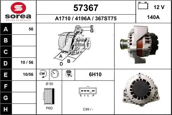 EAI 57367 - Ģenerators autodraugiem.lv