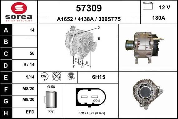 EAI 57309 - Ģenerators autodraugiem.lv