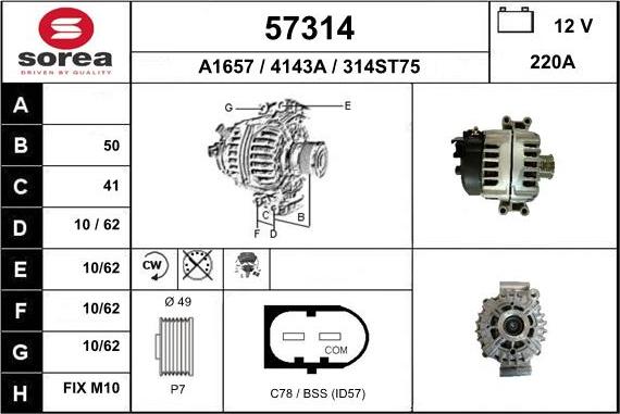EAI 57314 - Ģenerators autodraugiem.lv