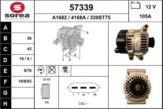 EAI 57339 - Ģenerators autodraugiem.lv