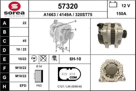 EAI 57320 - Ģenerators autodraugiem.lv