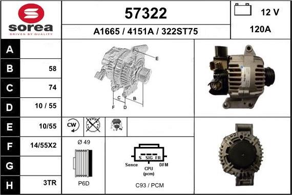EAI 57322 - Ģenerators autodraugiem.lv