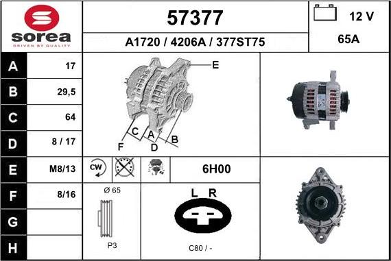 EAI 57377 - Ģenerators autodraugiem.lv