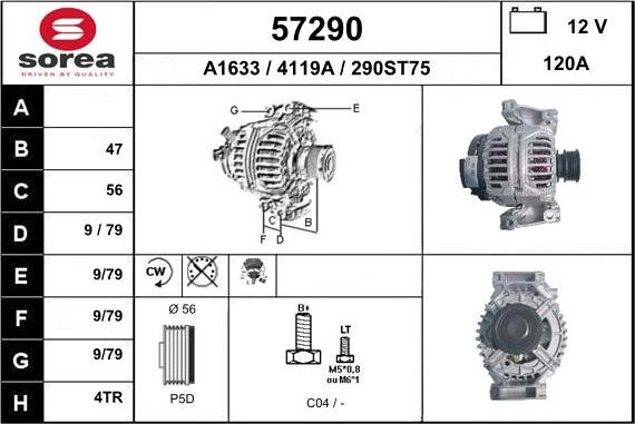 EAI 57290 - Ģenerators autodraugiem.lv
