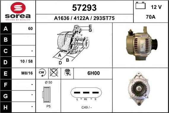 EAI 57293 - Ģenerators autodraugiem.lv