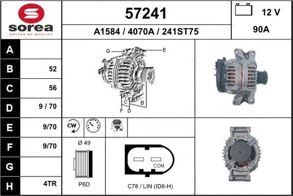 EAI 57241 - Ģenerators autodraugiem.lv