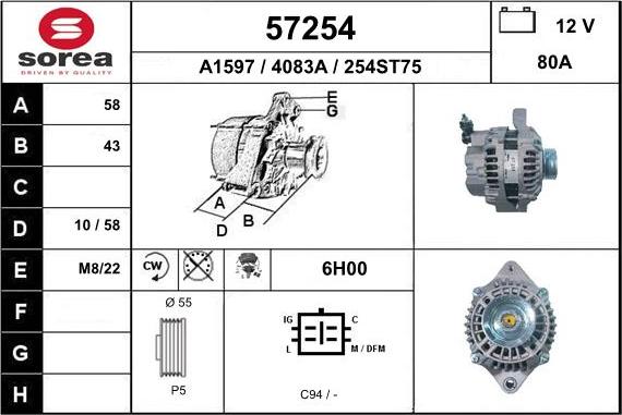 EAI 57254 - Ģenerators autodraugiem.lv