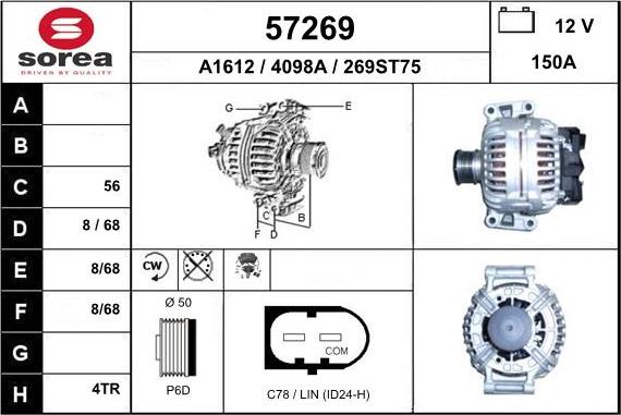 EAI 57269 - Ģenerators autodraugiem.lv