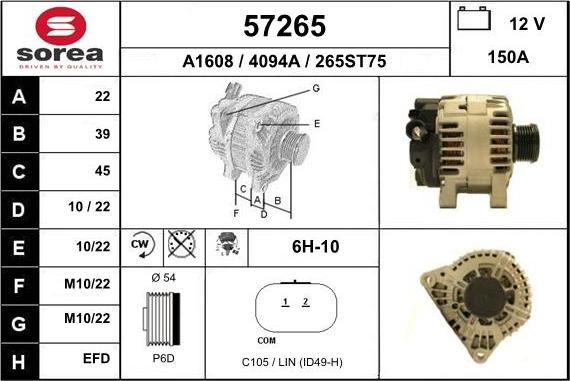 EAI 57265 - Ģenerators autodraugiem.lv