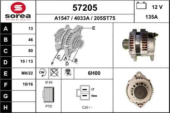 EAI 57205 - Ģenerators autodraugiem.lv