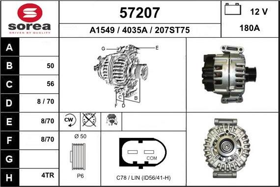 EAI 57207 - Ģenerators autodraugiem.lv