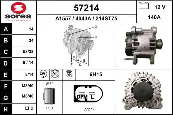 EAI 57214 - Ģenerators autodraugiem.lv