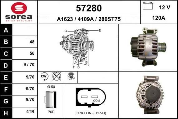 EAI 57280 - Ģenerators autodraugiem.lv