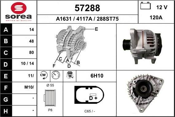 EAI 57288 - Ģenerators autodraugiem.lv