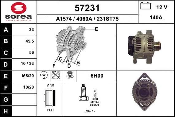 EAI 57231 - Ģenerators autodraugiem.lv