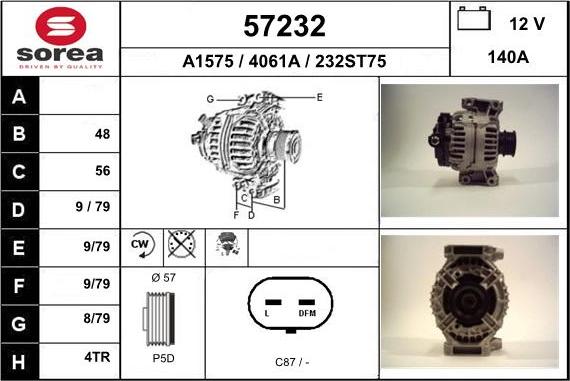 EAI 57232 - Ģenerators autodraugiem.lv