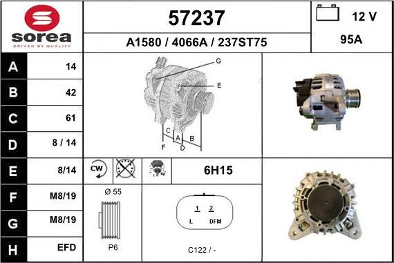 EAI 57237 - Ģenerators autodraugiem.lv