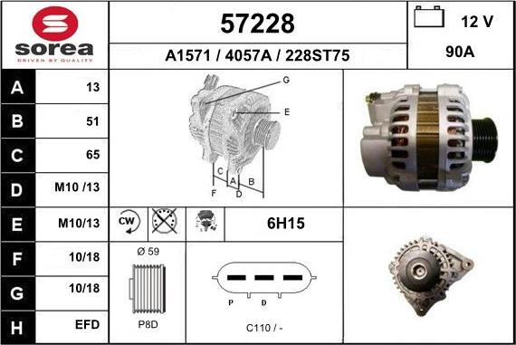 EAI 57228 - Ģenerators autodraugiem.lv