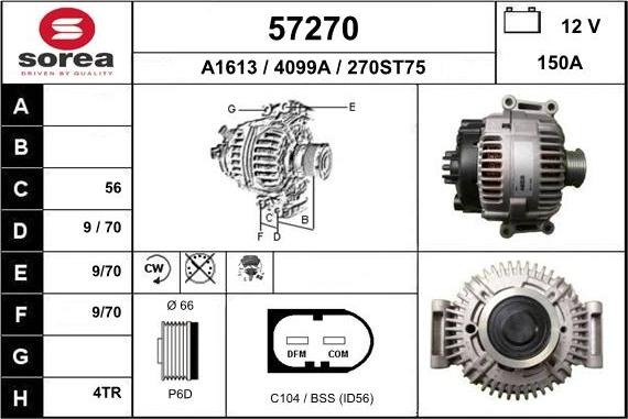 EAI 57270 - Ģenerators autodraugiem.lv